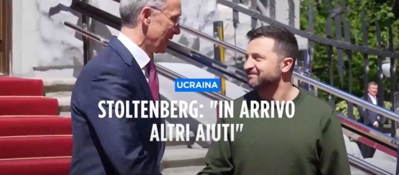 Stoltenberg incontro con Zelensky