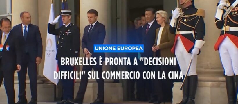 Guerra commerciale contro la Cina da parte di Ursula von der Leyen