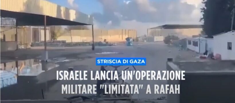 Israele operazione militare limitata a Rafah