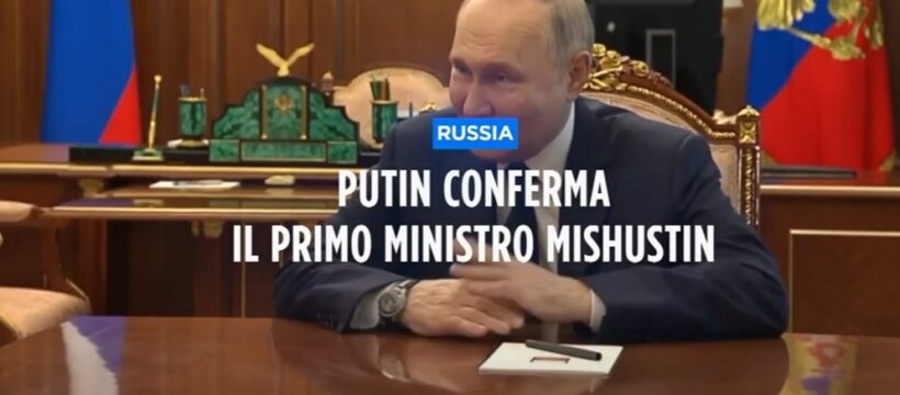 Putin conferma il primo ministro Mishustin