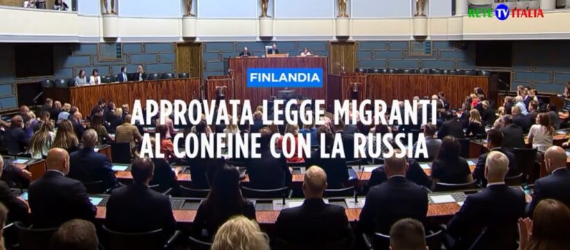 Finlandia legge contro passaggio di migranti al confine della Russia