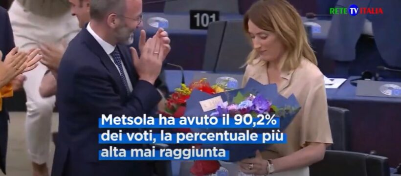 Roberta Metsola rieletta all'Europarlamento