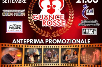 Sabato 28 settembre invece, alle ore 21.00, presso la Soms di Spoltore ci sarà la proiezione del docufilm "Guance Rosse" (durata un'ora circa) a cura ed in presenza di Enio Drovandi (attore e regista)