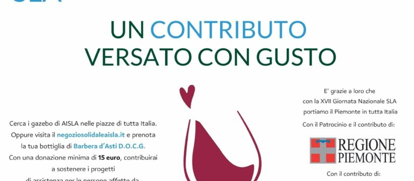 Giornata Nazionale Sla: Il colore della vita che continua e si rinnova. Centinaia di volontari AISLA in tutta Italia