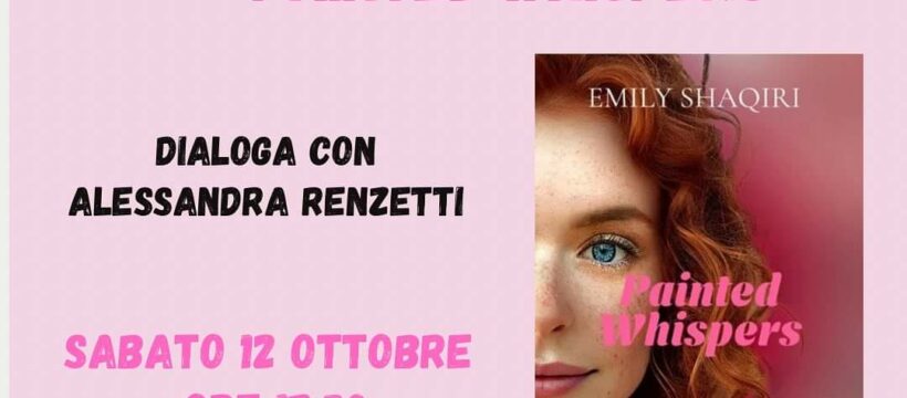 L'ATTRICE EMILY SHAQIRI A PESCARA CON "PAINTED WHISPERS"