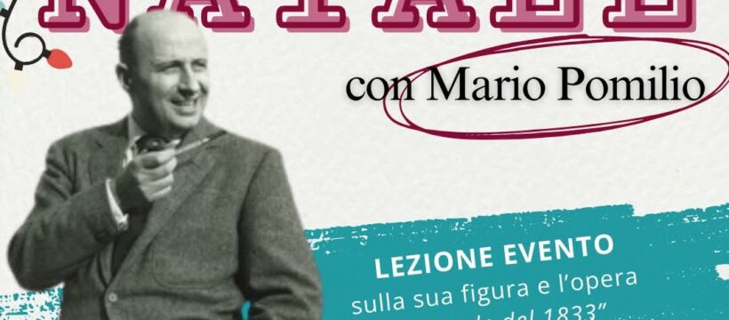 Domani venerdì 20 dicembre alle ore 18.00 la Scuola Macondo di Pescara (via via C. De Cesaris 36) ospita un evento speciale dal titolo "Alla scoperta di Mario Pomilio".